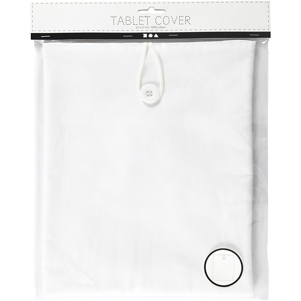 Netbrettdeksel Creativ Company Hvit 22x27 cm 1 stk