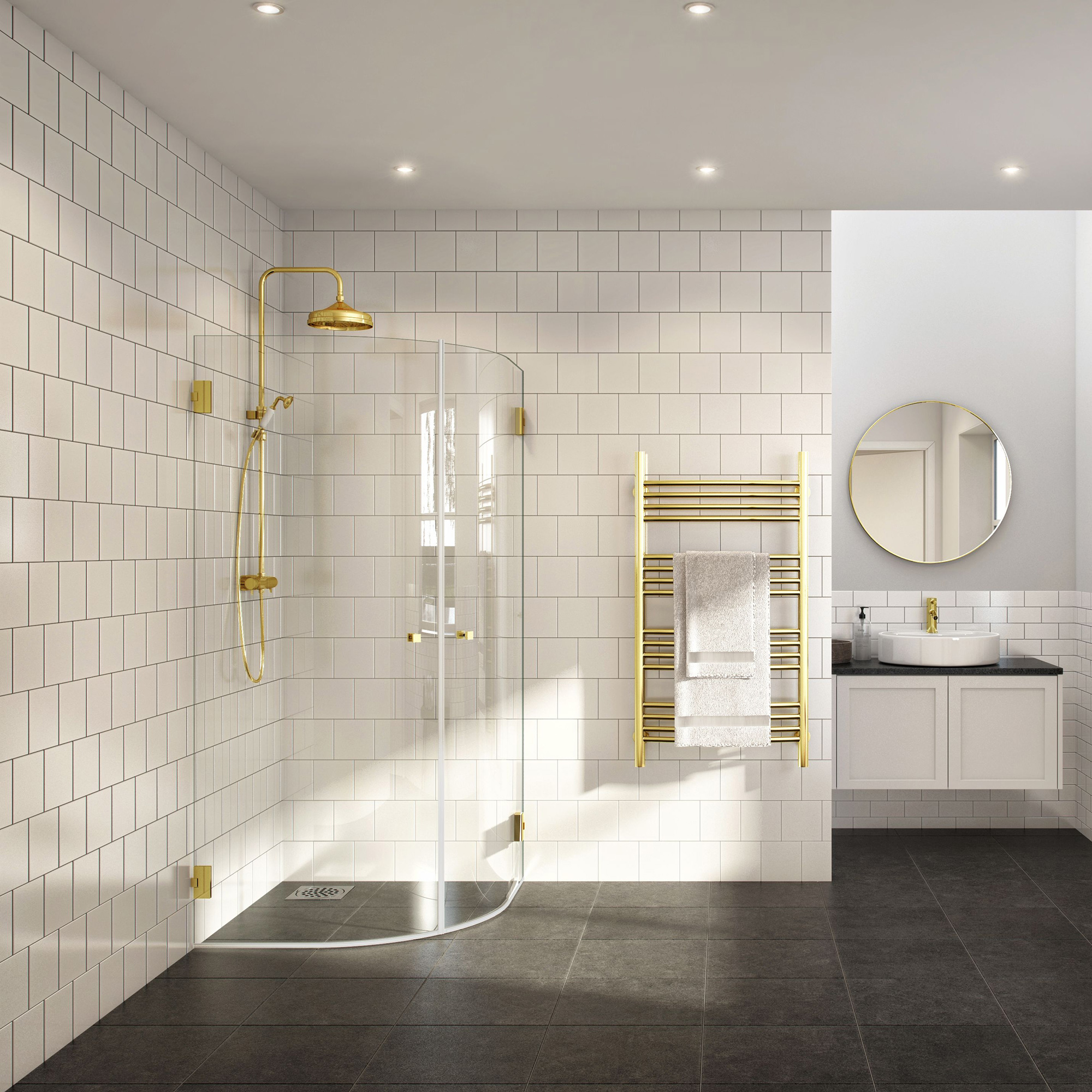 Takduschset Duschbyggarna Colour Line