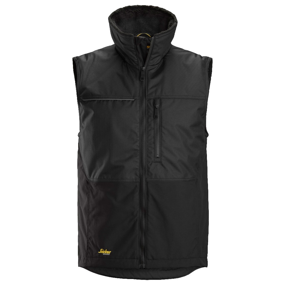 Vinterväst Snickers Workwear AllroundWork Storlek: L, Färg: Black/Black