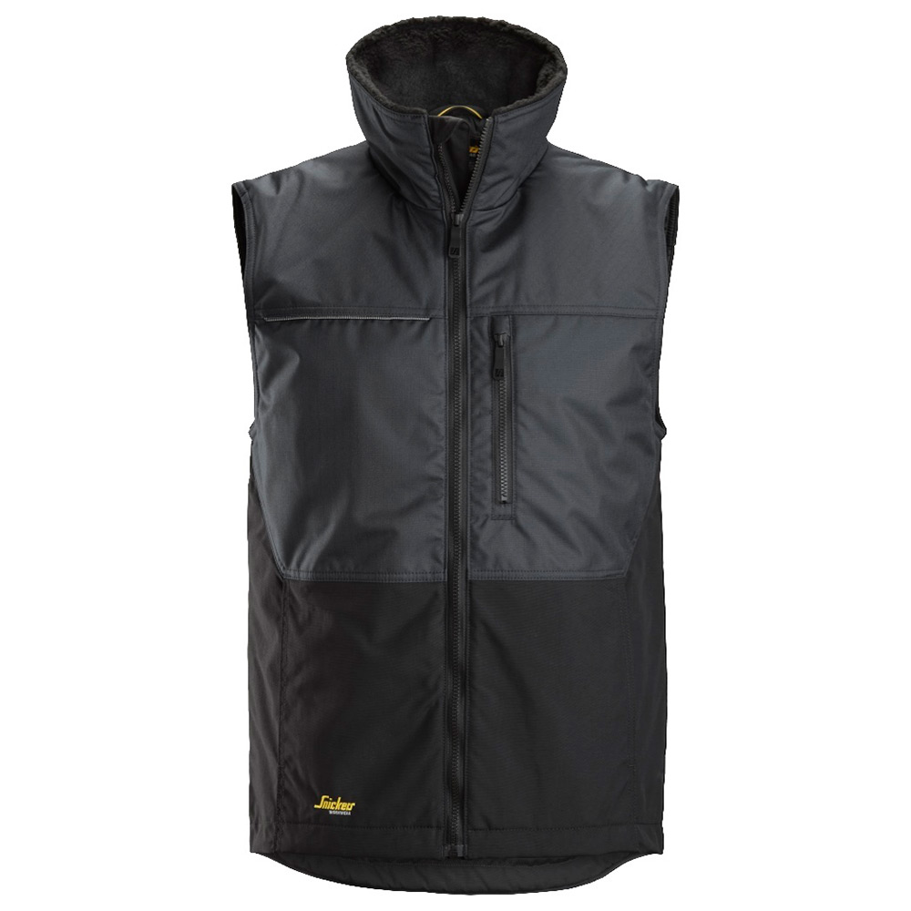 Vinterväst Snickers Workwear AllroundWork Storlek: XXL, Färg: Steel grey\Black