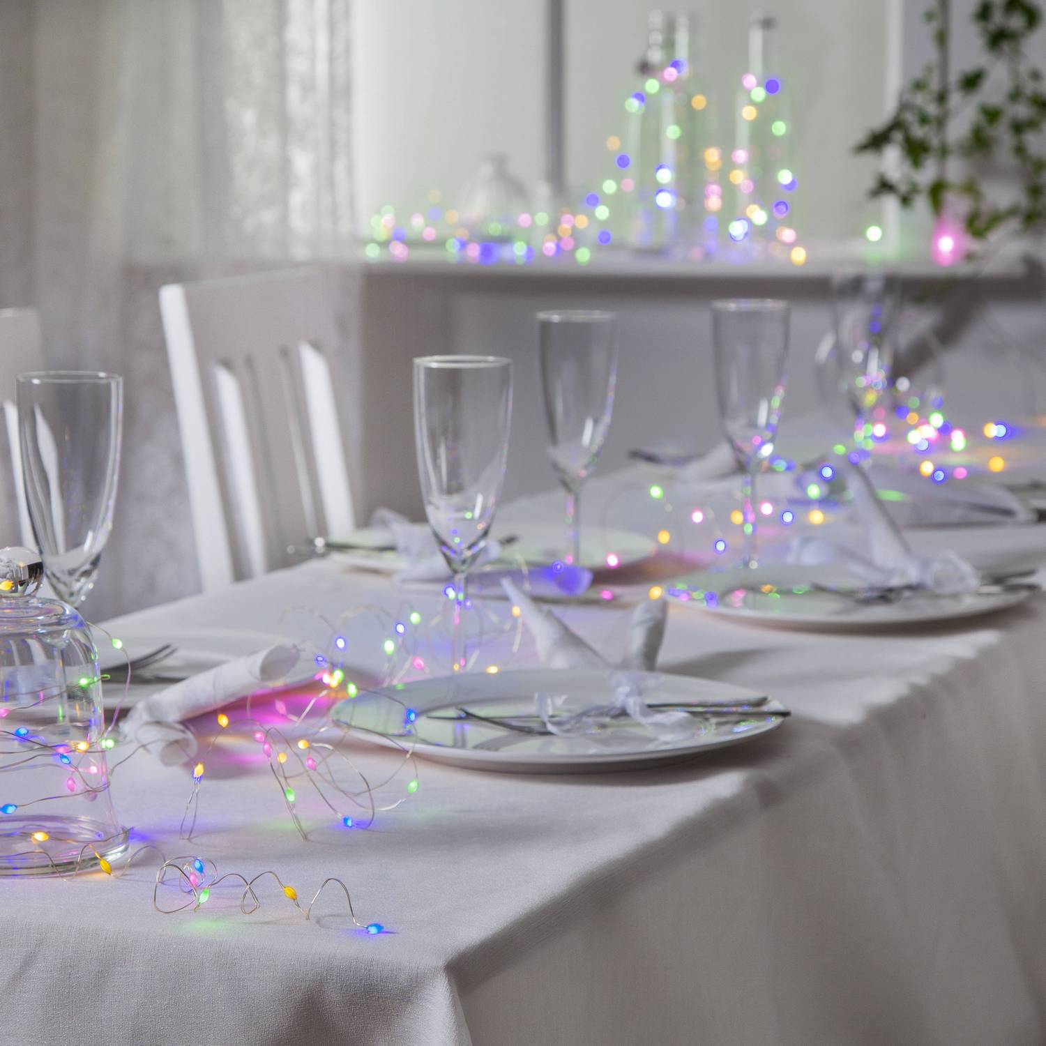 Lyslenke Star Trading Dew Drop LED 100 Lys med 11 ulike funksjoner