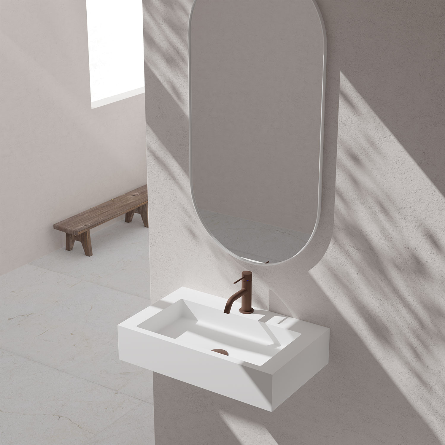 tvättställspaket scandtap solid sw1