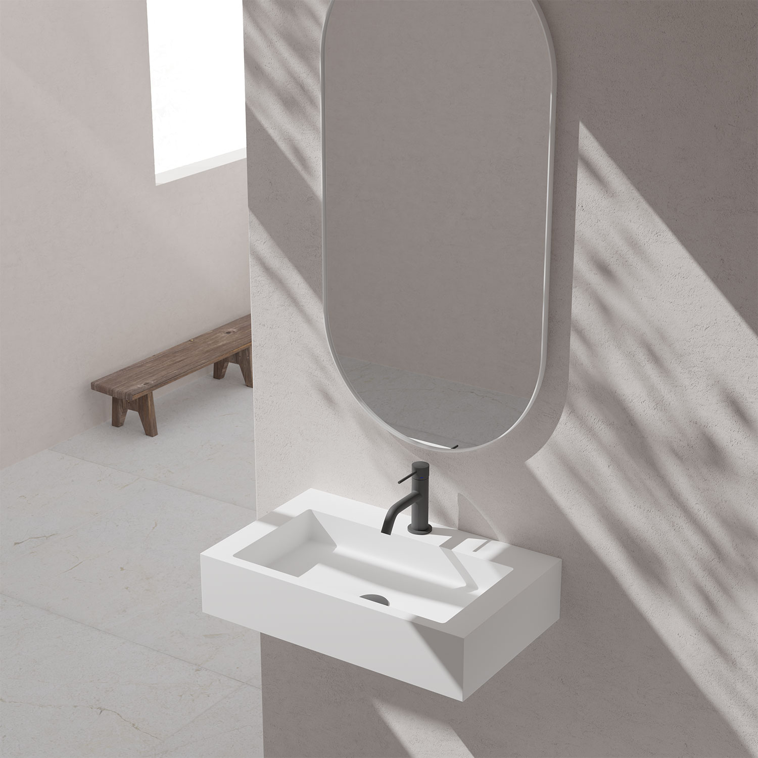 tvättställspaket scandtap solid sw1