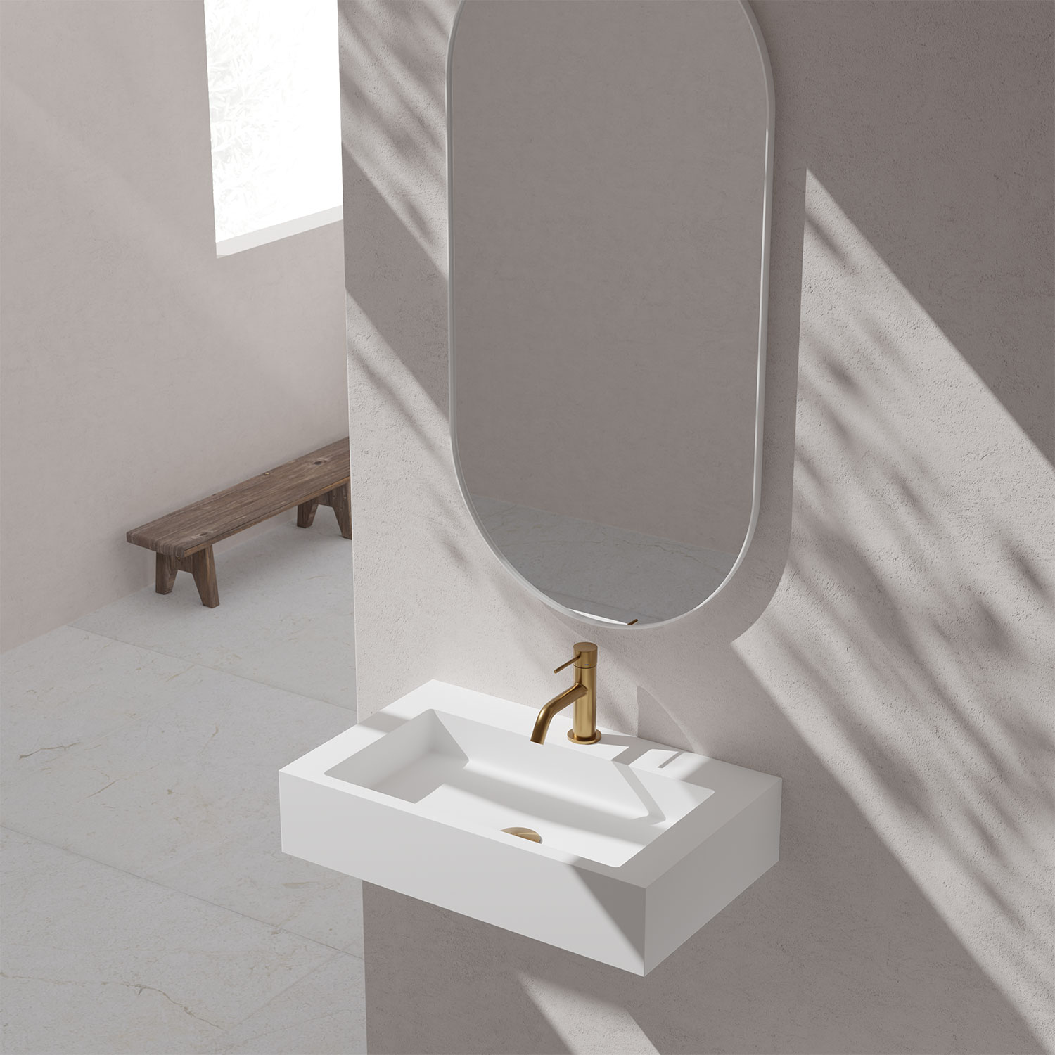 tvättställspaket scandtap solid sw1