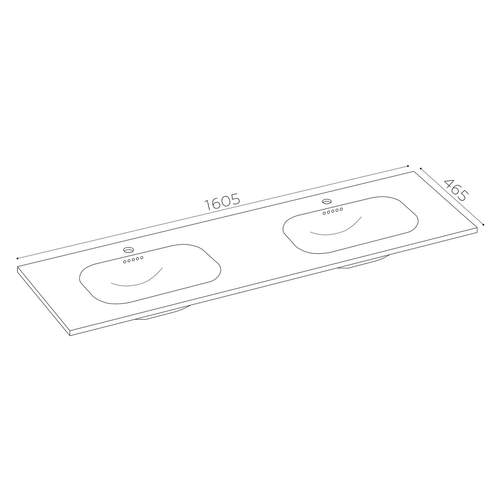 Servant Marmorline Nice 160 Dobbel