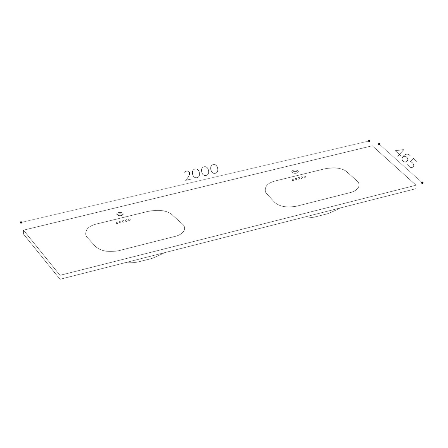 Servant Marmorline Nice 200 Dobbel