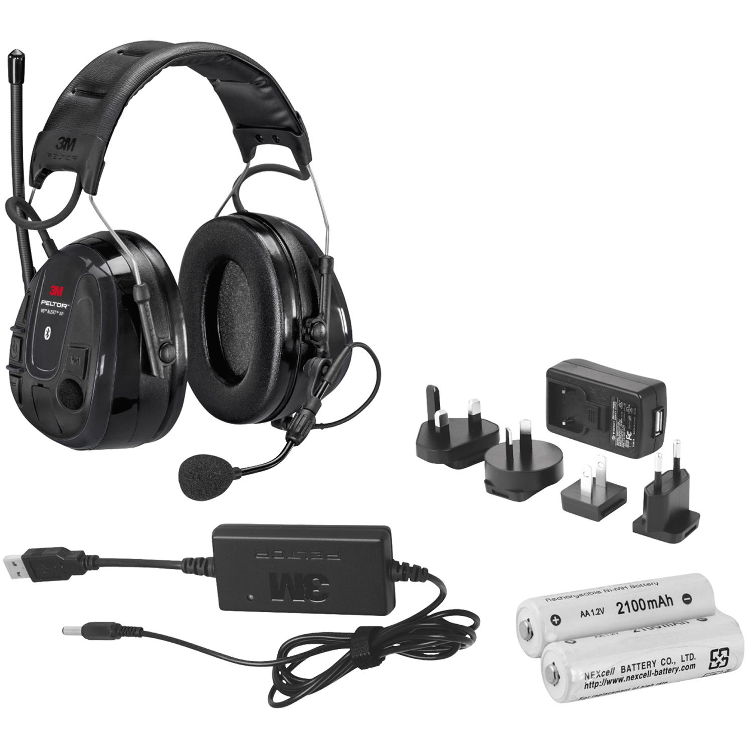 Wireless Phone Headset Peltor WS XP Alert MRX21A2WS6-ACK Hjässbygel