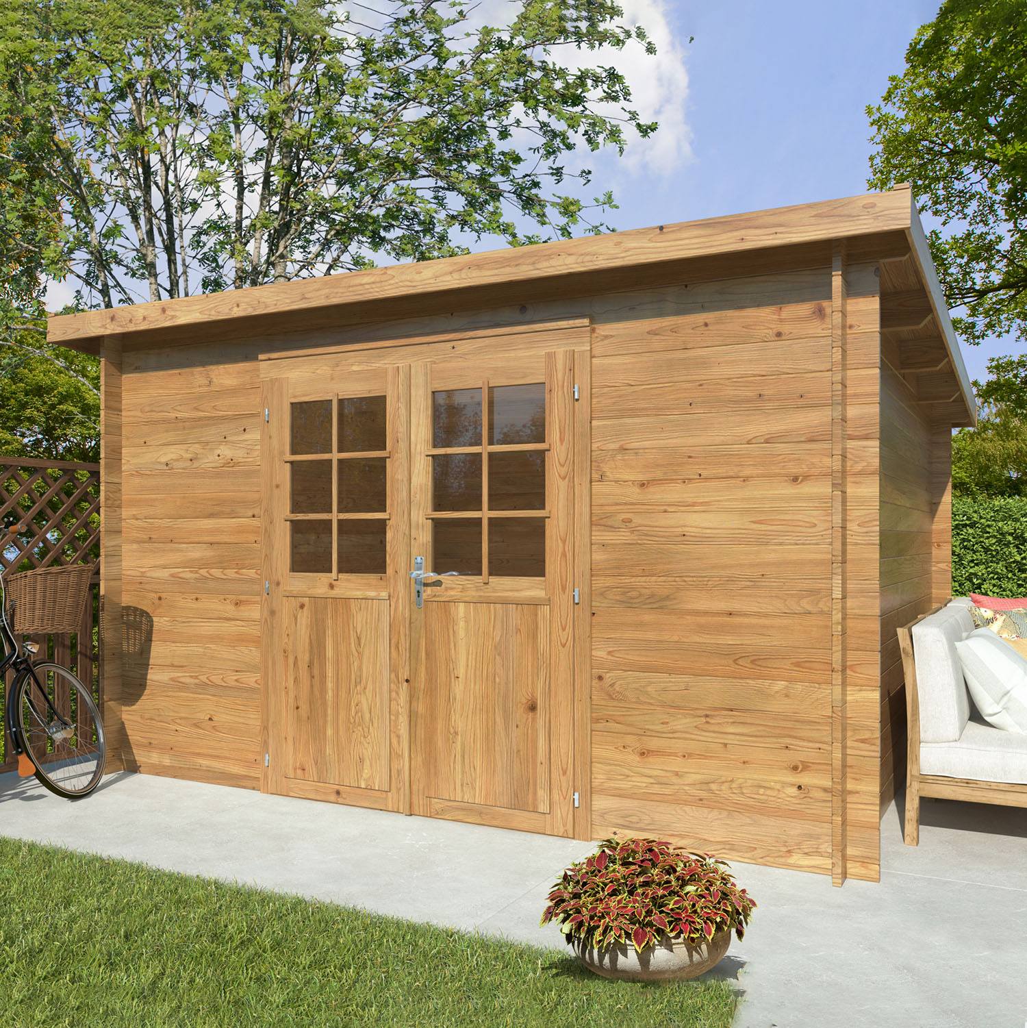 Hytte Palmako Alice 9,3 m2 (inv. 9,0 m2)