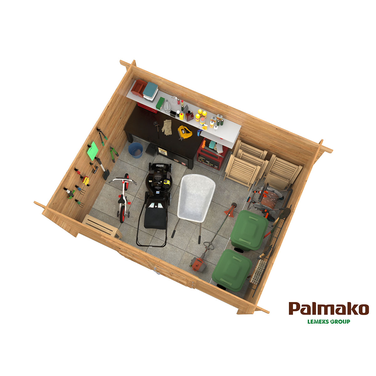 Hytte Palmako Alice 9,3 m2 (inv. 9,0 m2)