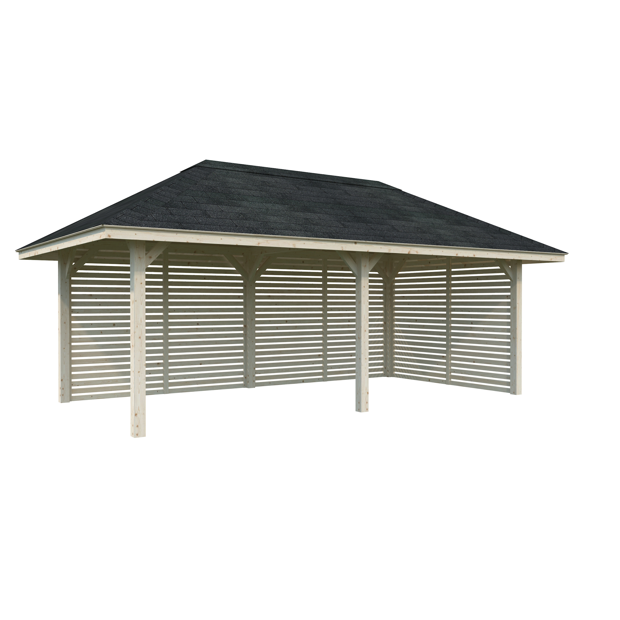 Paviljong Palmako Bianca 16,6 m2 Sett 109