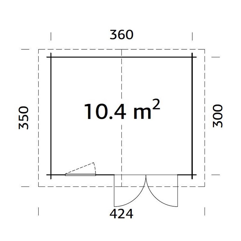 Gjestehytte Palmako Klara 10,8 m2