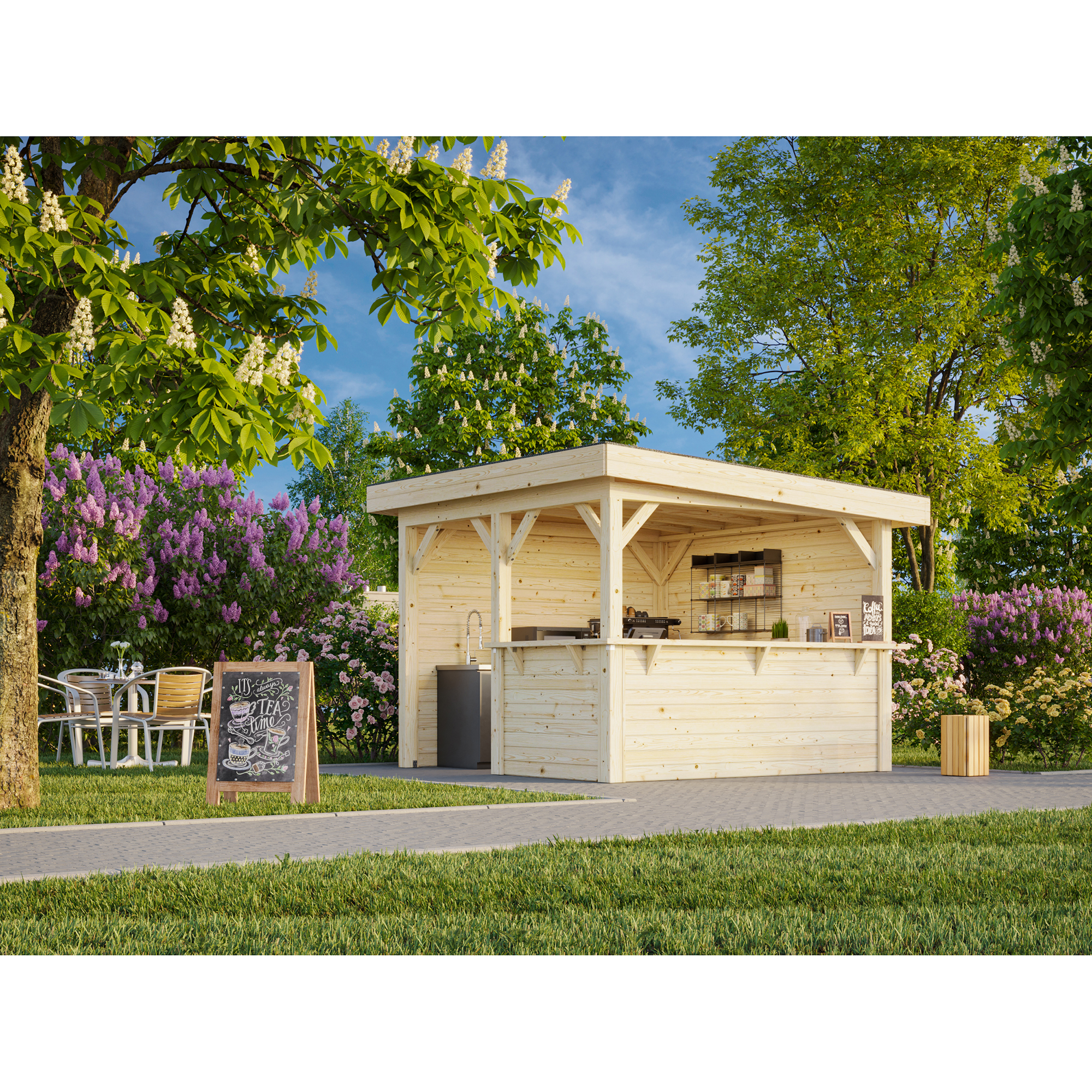 Paviljong Palmako Lenna 8,3 m2 Set 303