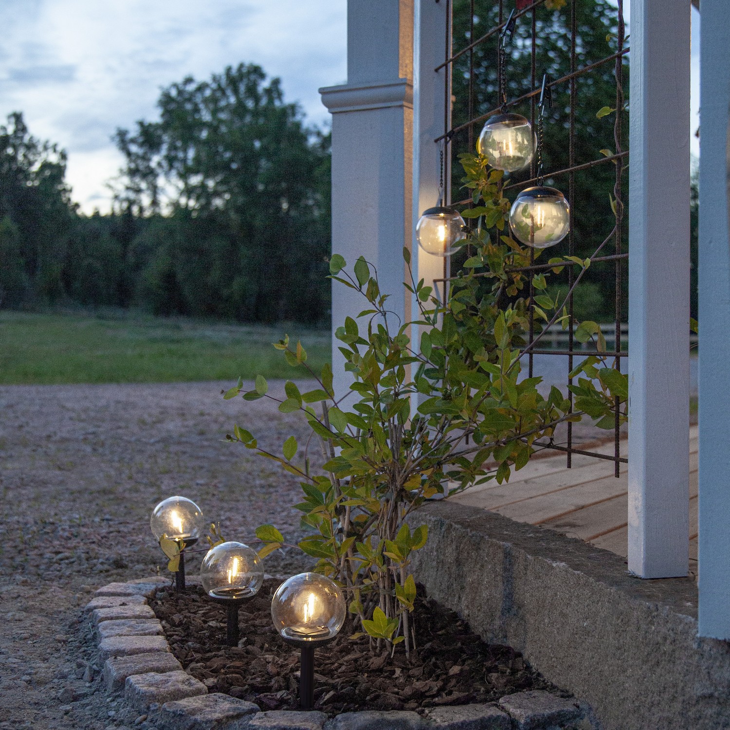 Solcelledekorasjon Star Trading 3pk Solcelle Dek GlobeHeng