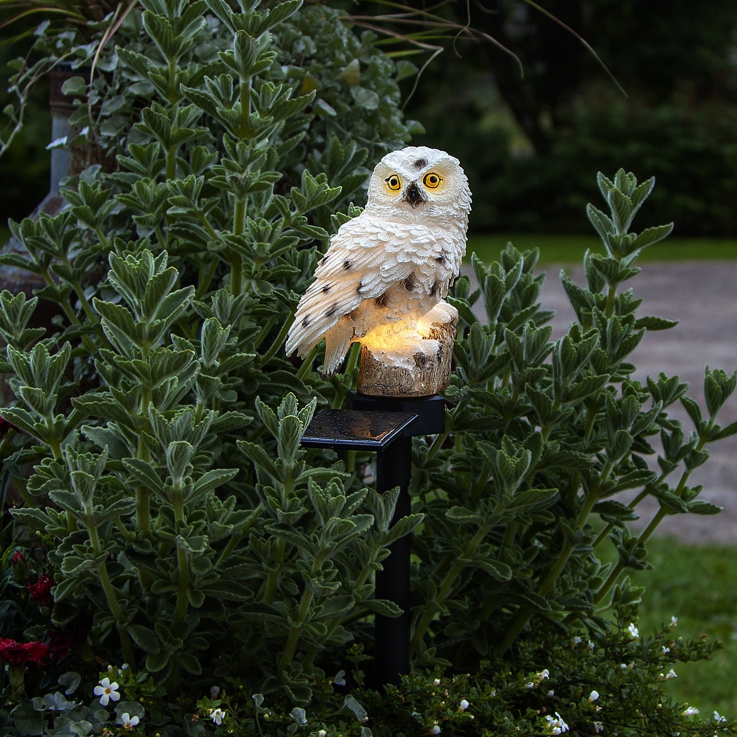 Solcelledekorasjon Star Trading Owl LED Solcellelampe