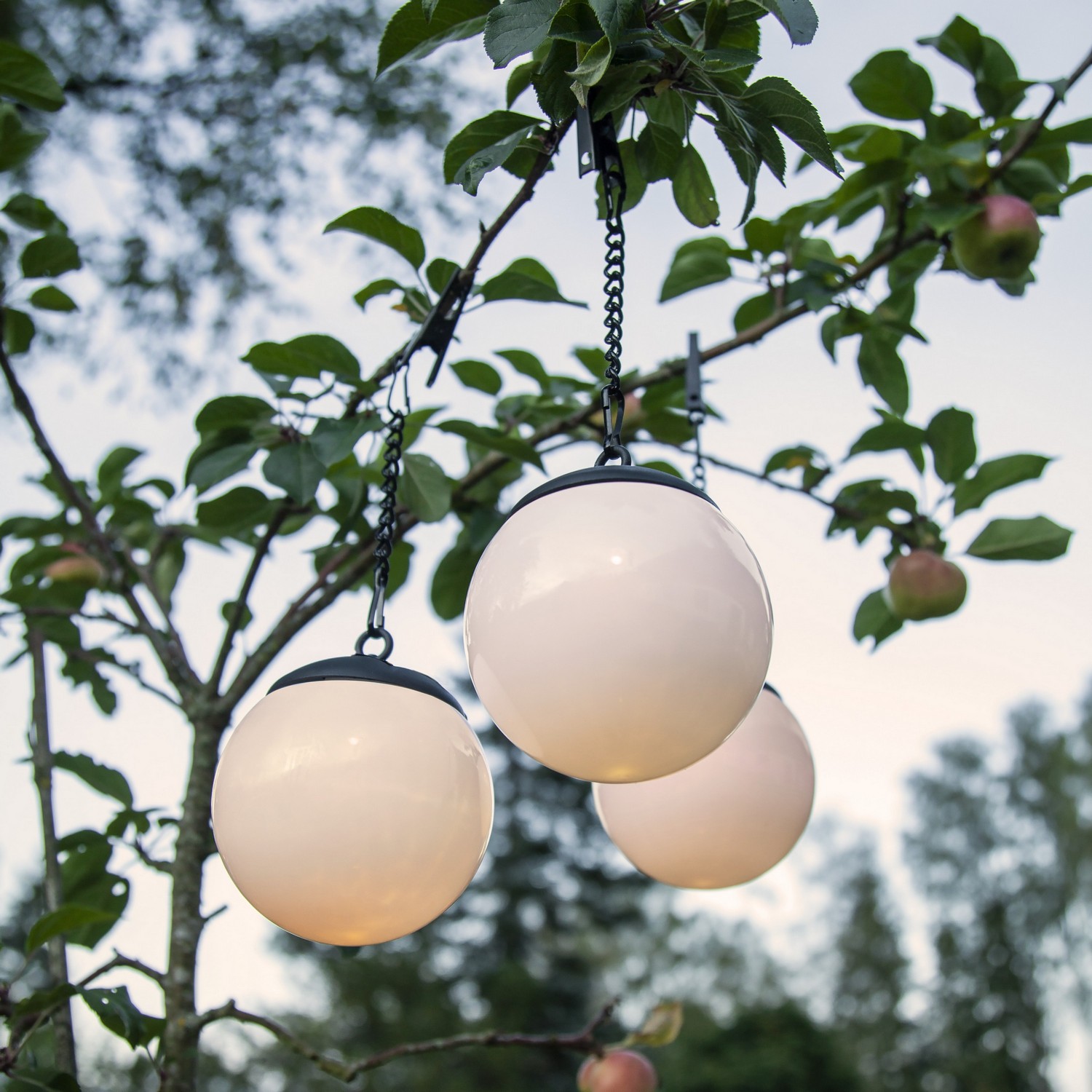 Solcelledekorasjon Star Trading Globus 3-pk