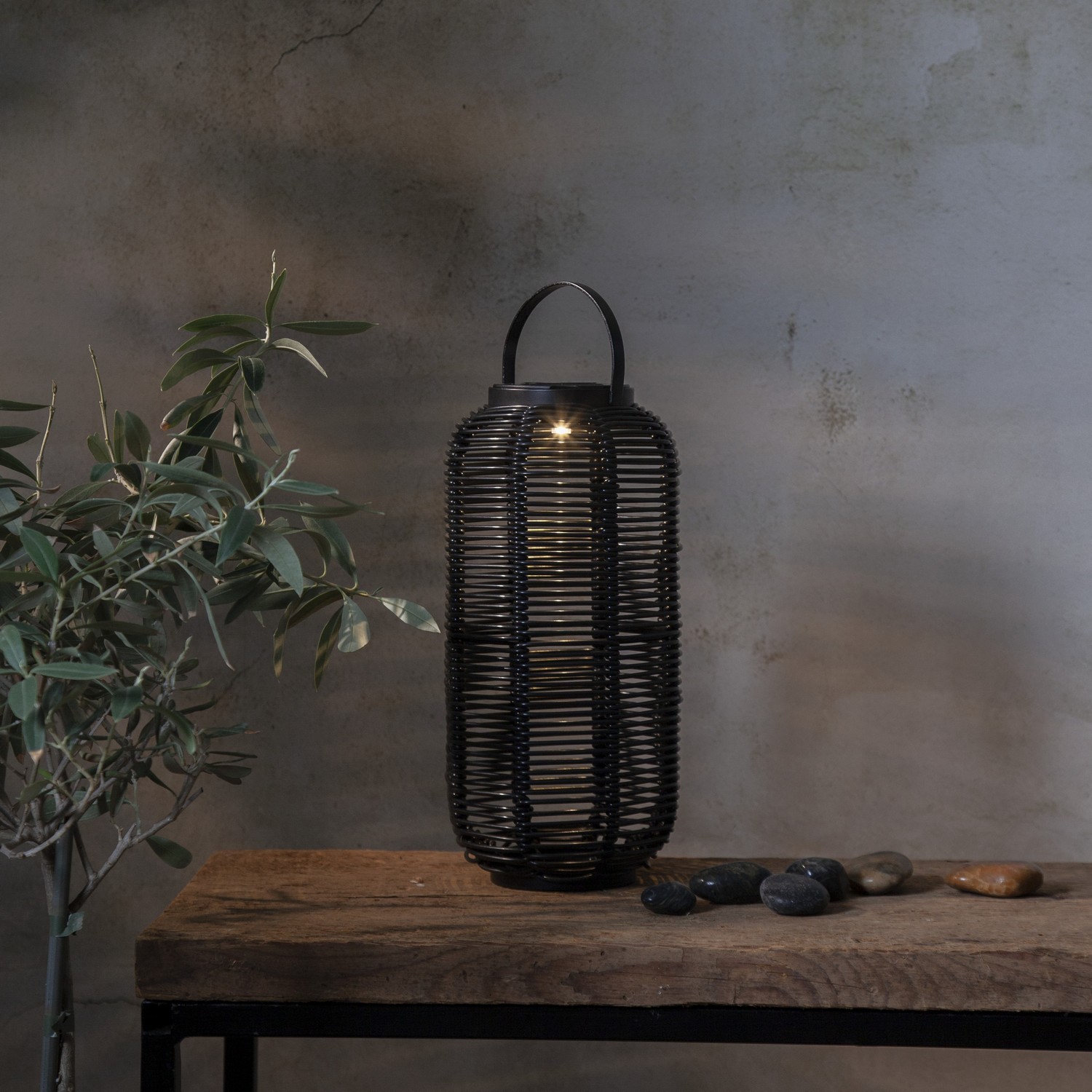 Solcellelykt Star Trading Rund 30 cm