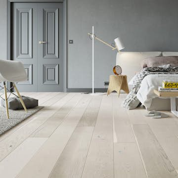 Trägolv Nordic Floor Ek Chalet Extra White Mattlack 1-Stav