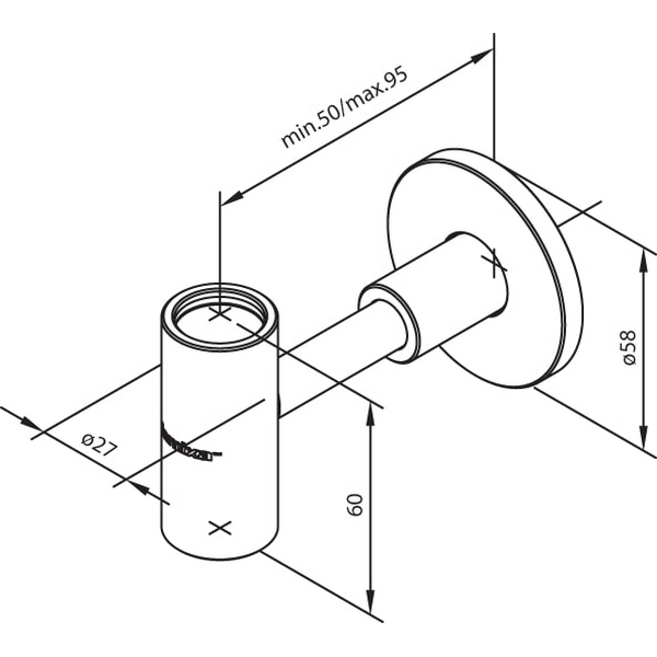 Hullskjuler Damixa for Takdusjsett