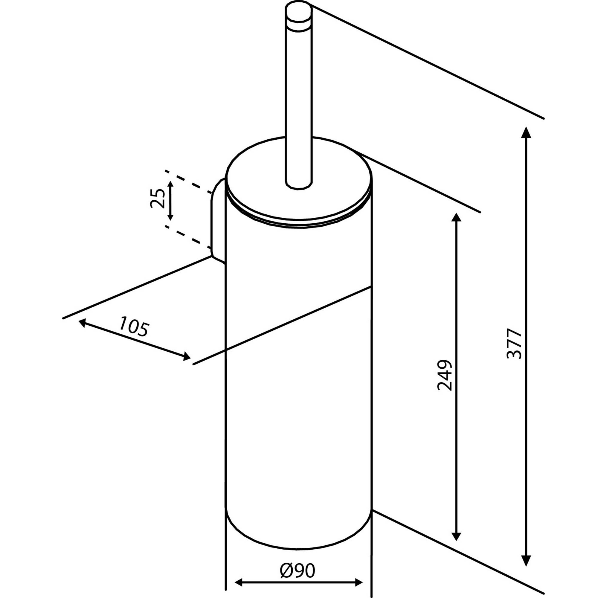 Toalettbørste Damixa Zen
