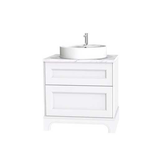 Tvättställsskåp Miller Badrum Kensington 80 med Lådor med Sockel för Bänkskiva