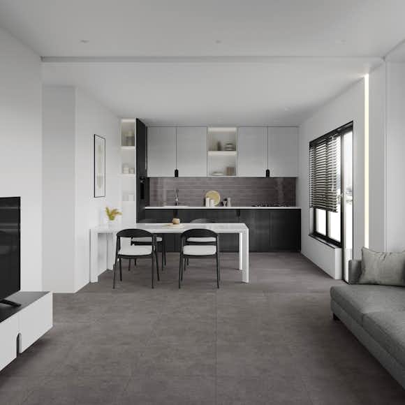 Klinker Arredo Flow Cement Coal 60x60 cm