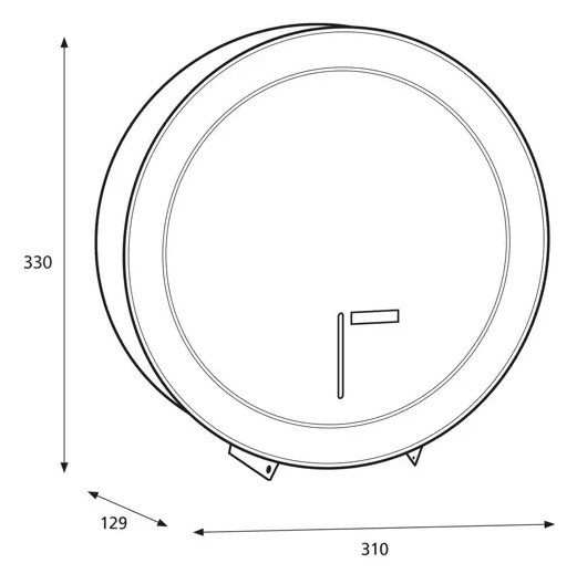 Toalettpapirholder Katrin Gigant Rustfri
