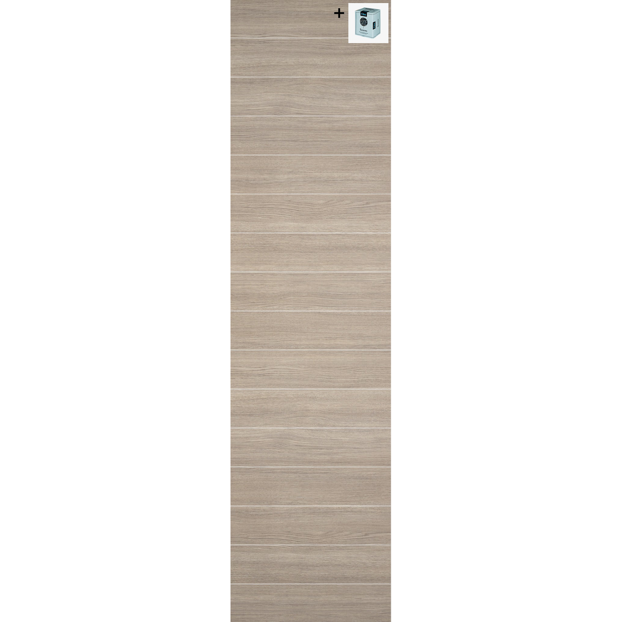 Baderomspanel Fibo 0194 M6015 Grey Oak med Monteringsskruer