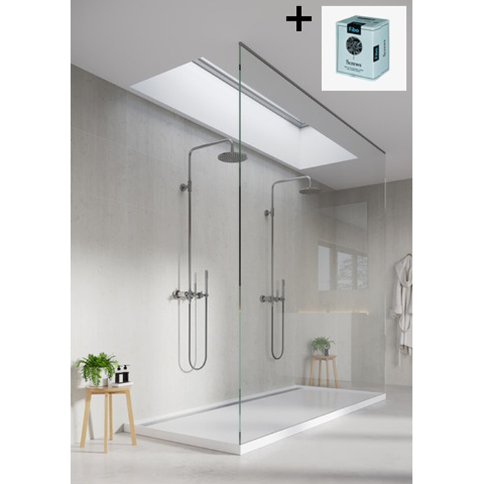 Baderomspanel Fibo 1412 M6040 Avalon Pine med Monteringsskruer