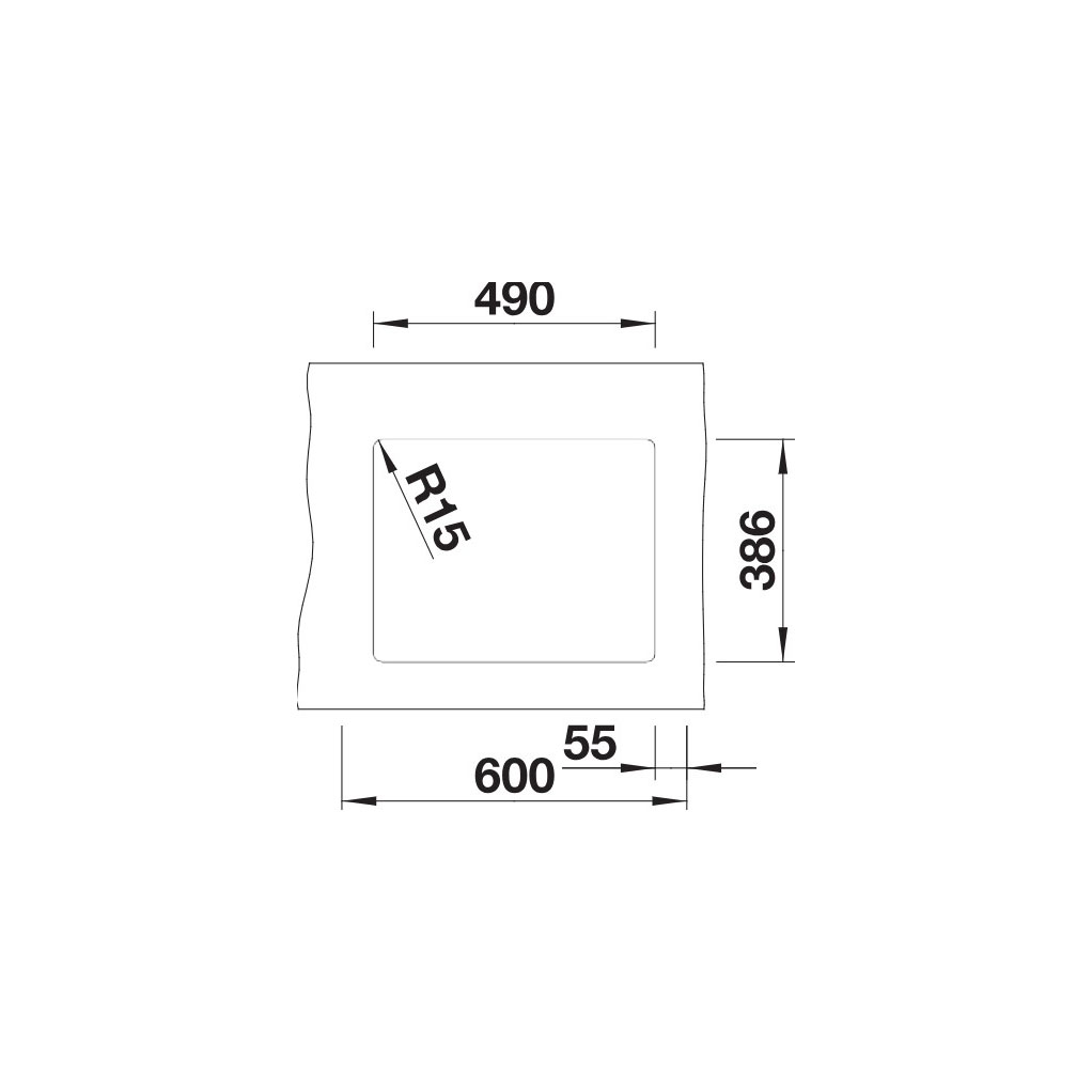 Kjøkkenvask Blanco Subline 500 Infino Keramikk