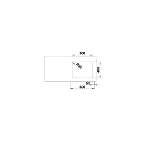 Kjøkkenvask Blanco Etagon 500-U Silgranitt Infino