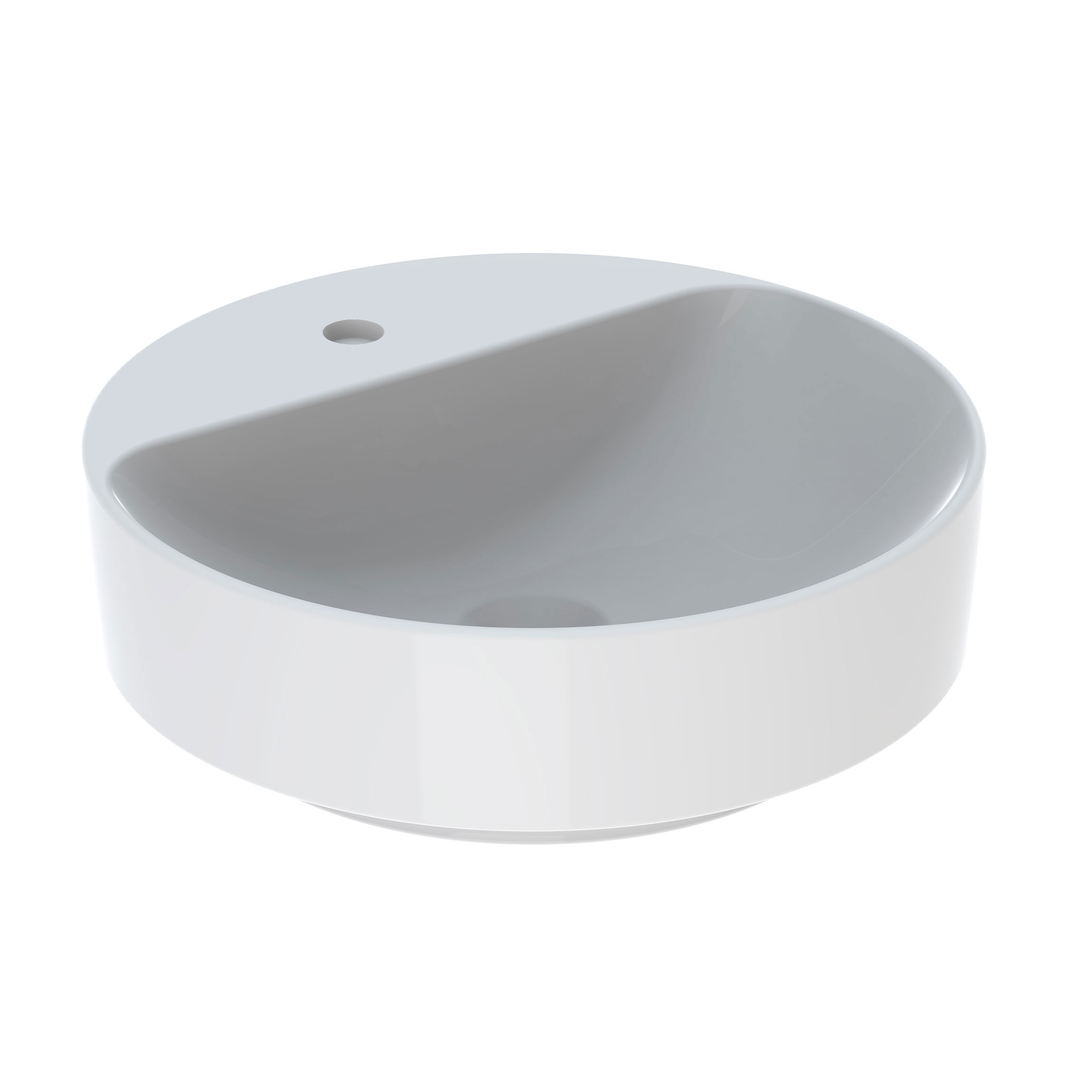 tvättställ geberit variform 450 mm lay-on runt kanthylla