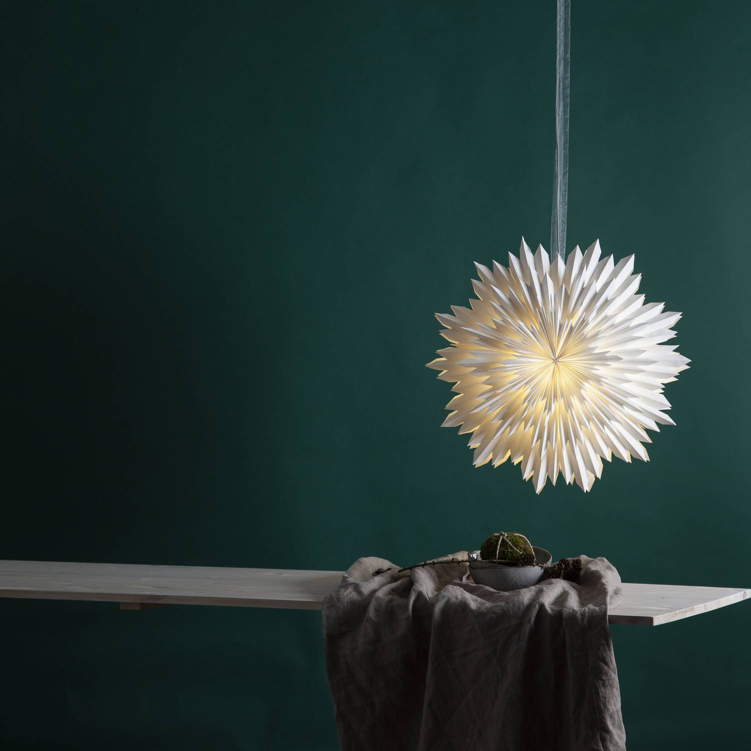 Adventstjerne Star Trading Ice Papirstjerne 50 cm