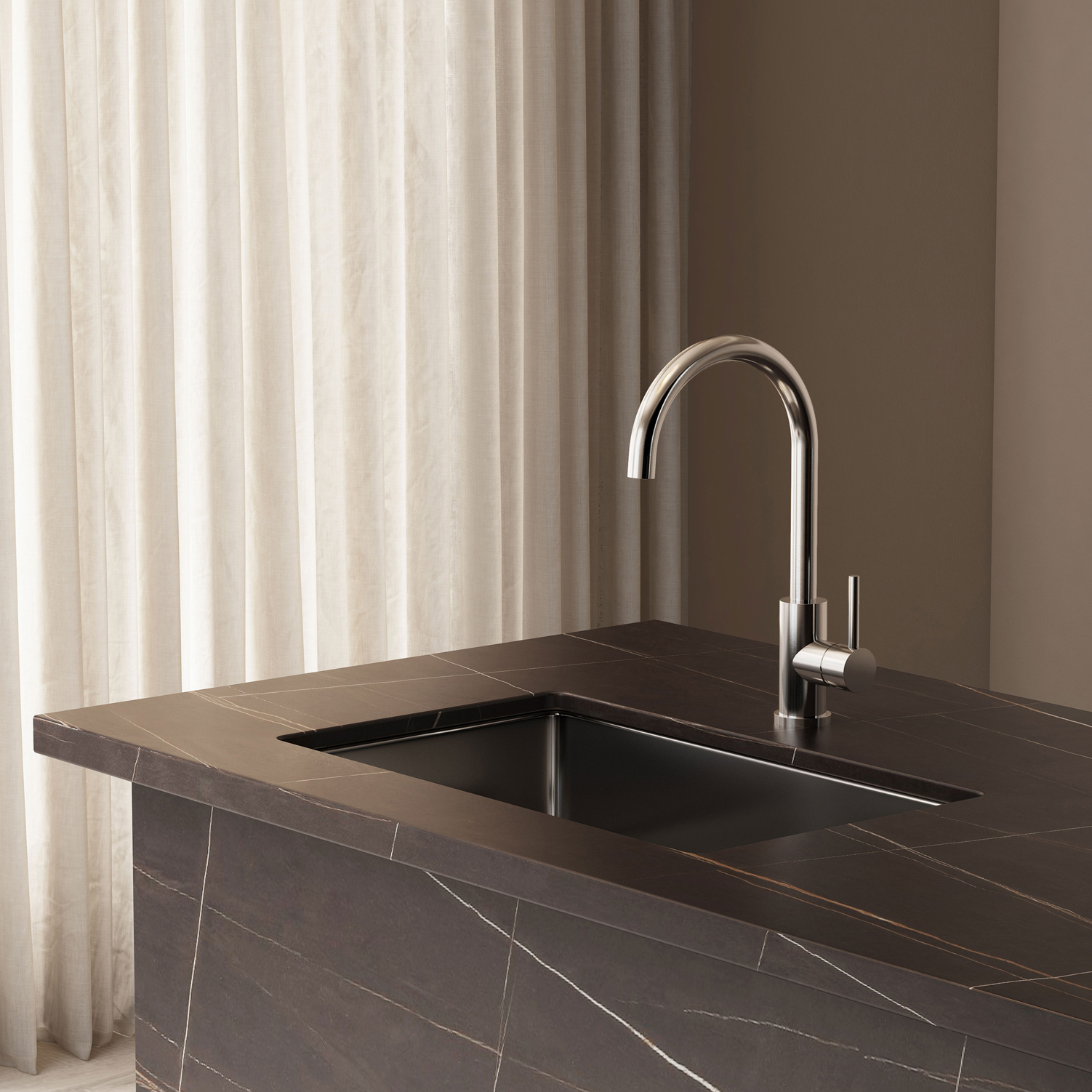 Köksblandare Kubus 140 Round