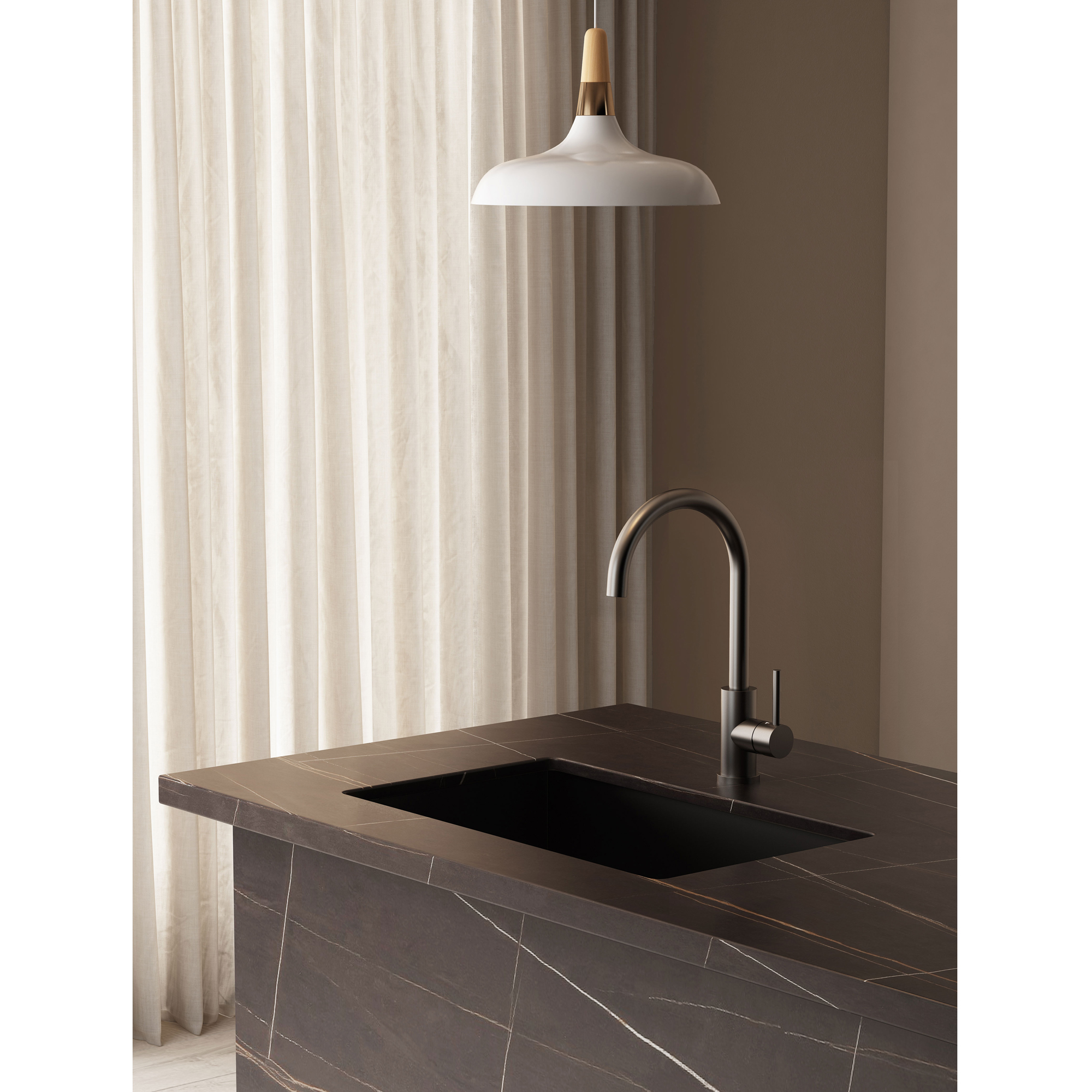 Köksblandare Kubus 140 Round