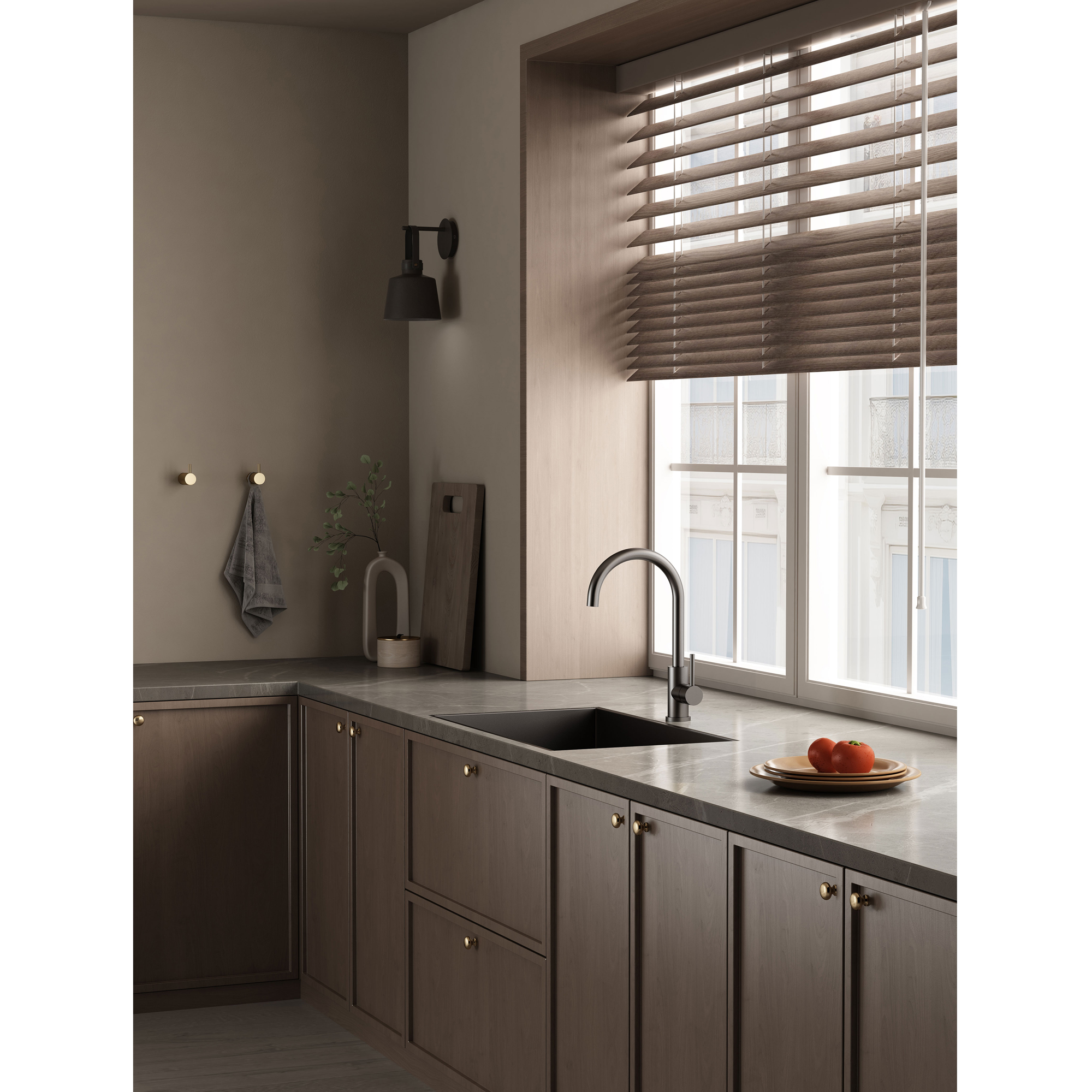 Köksblandare Kubus 140 Round