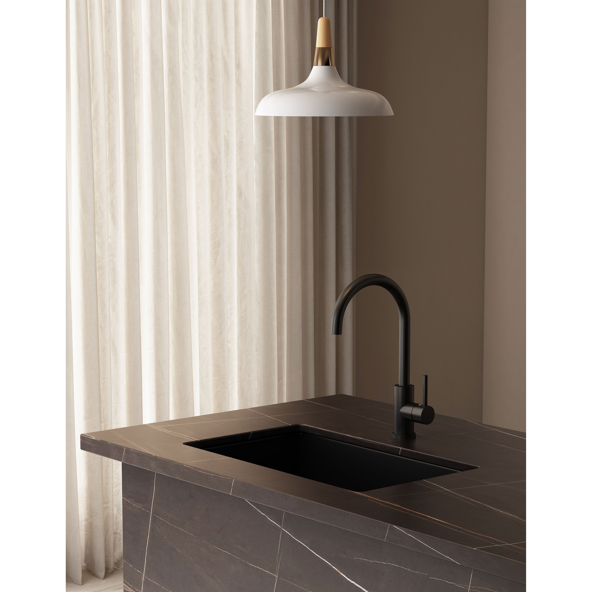 Köksblandare Kubus 140 Round