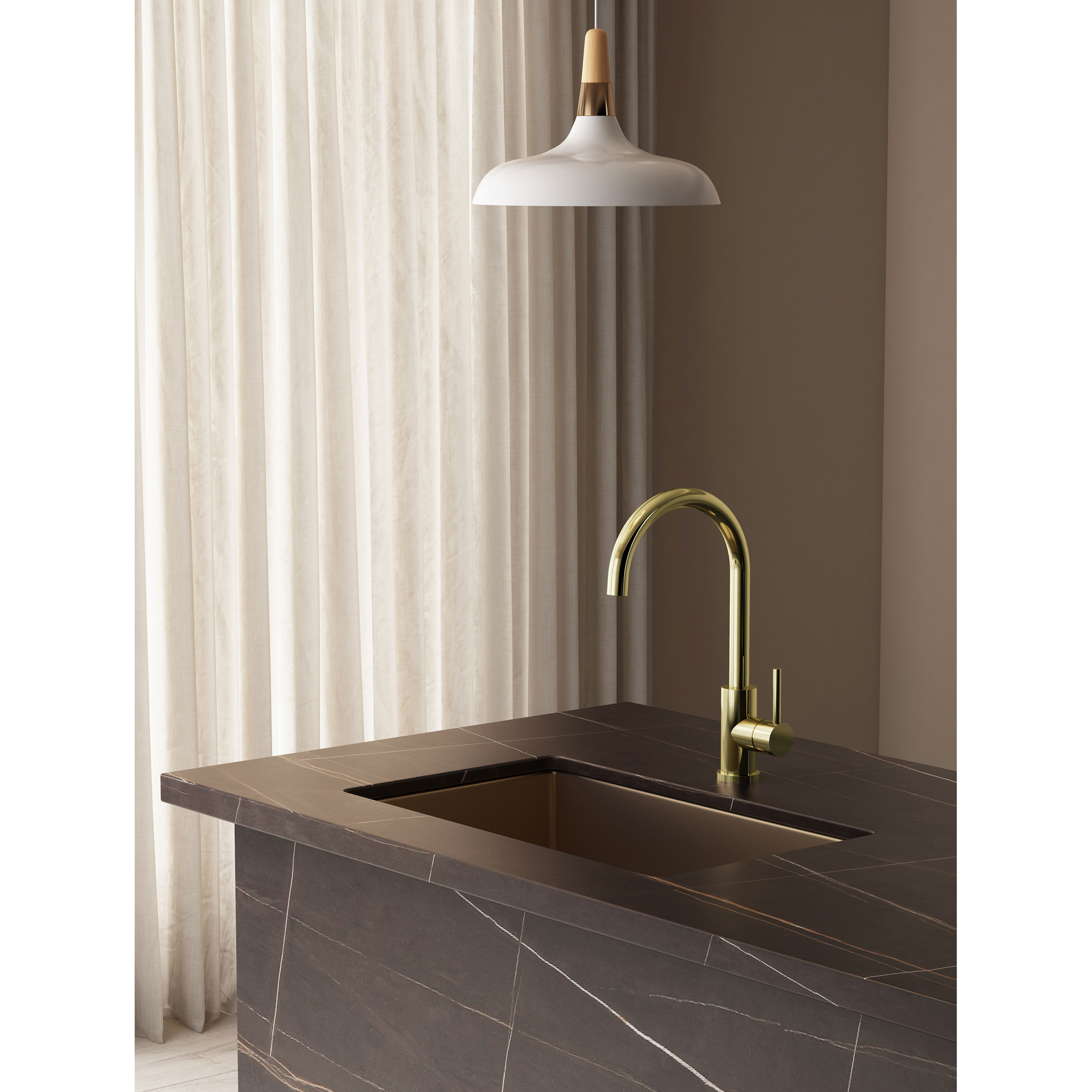 Köksblandare Kubus 140 Round