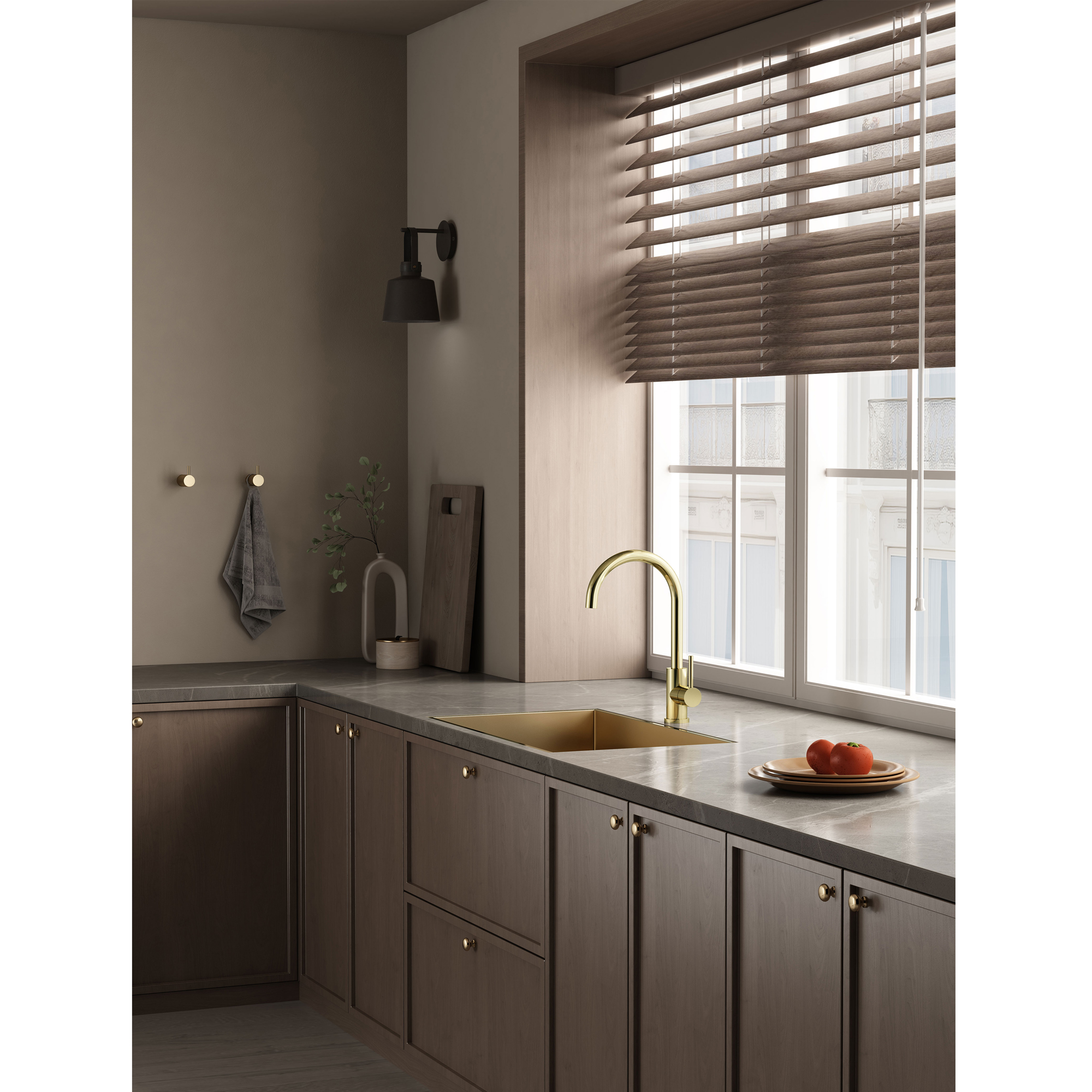 Köksblandare Kubus 140 Round