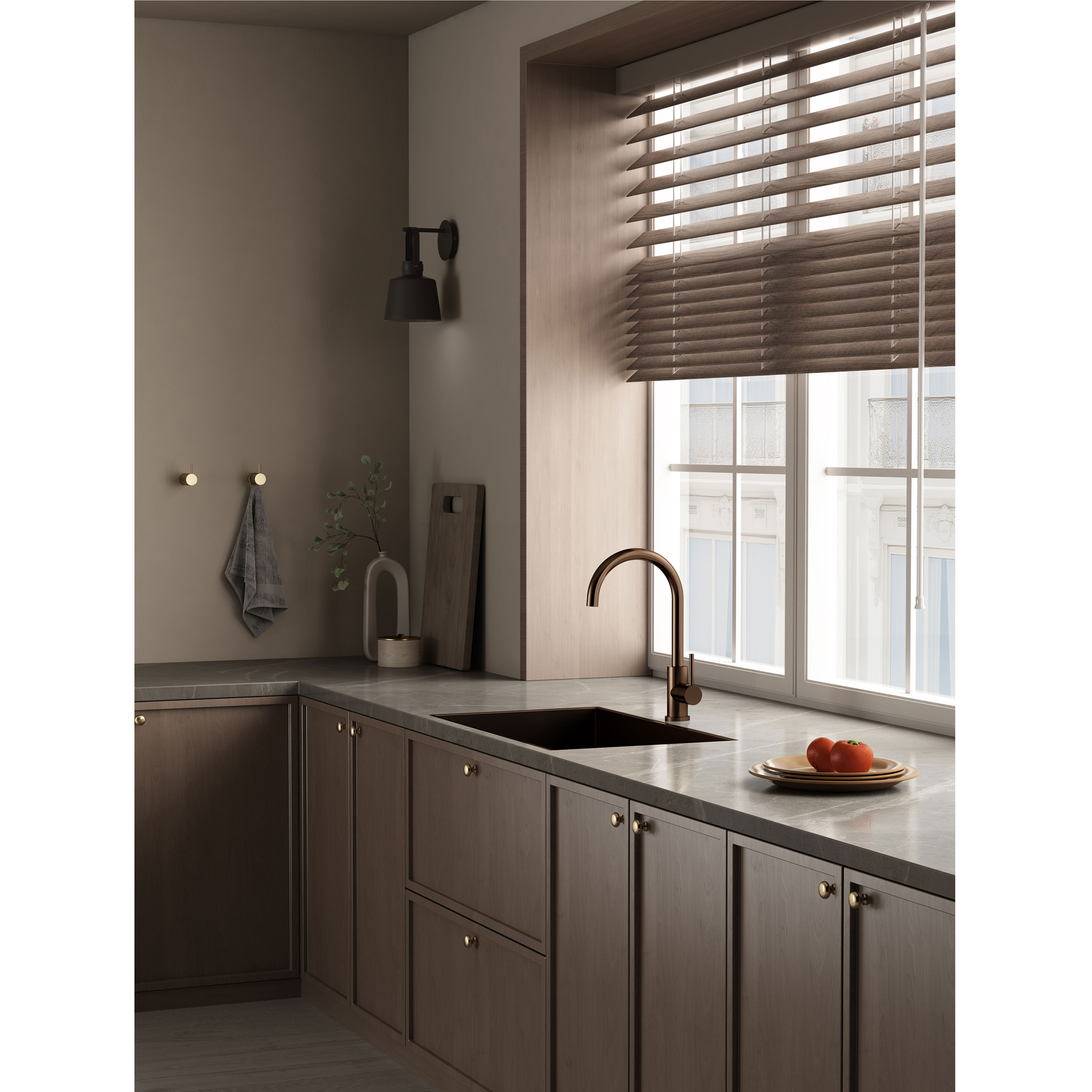 Köksblandare Kubus 140 Round