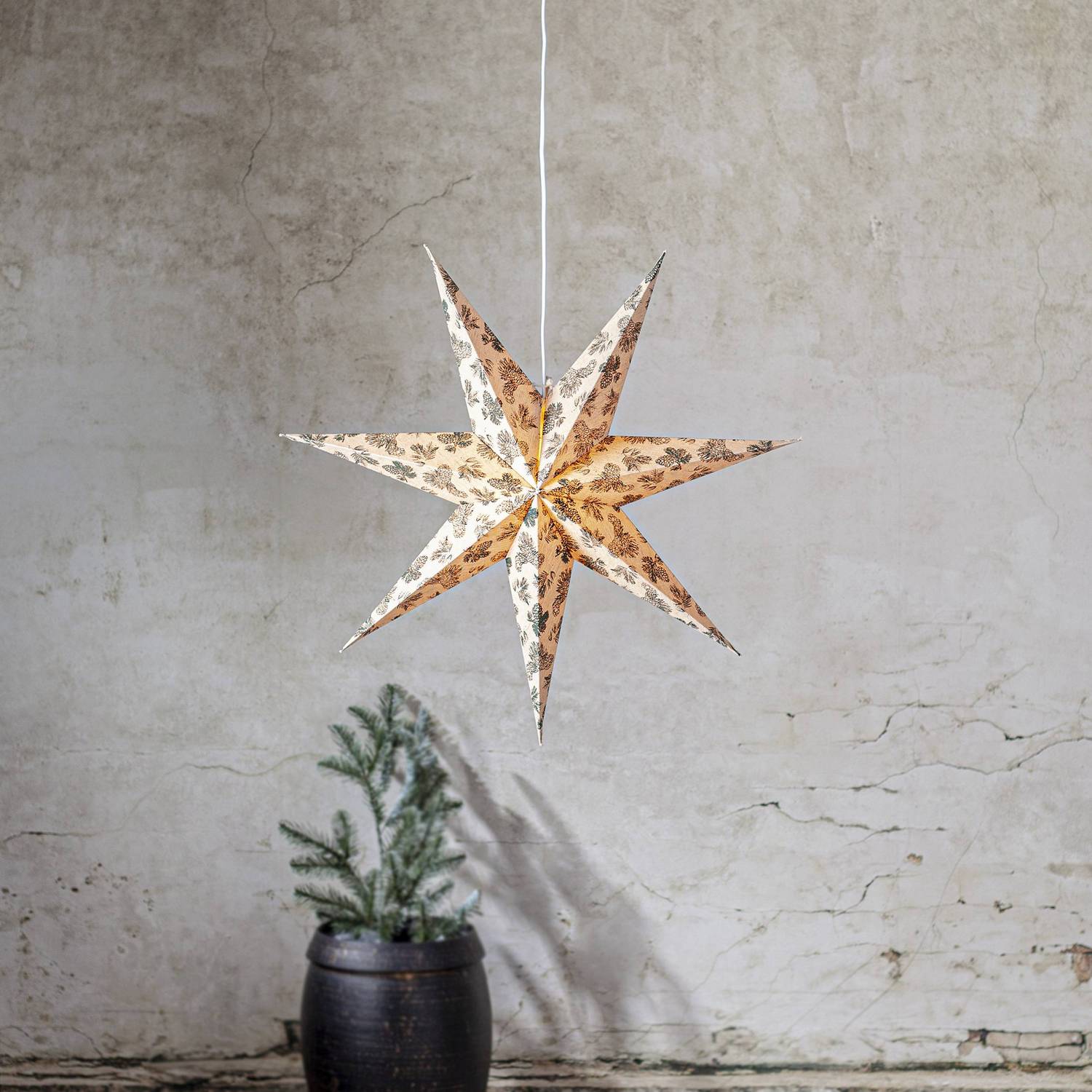 Adventstjerne Star Trading Cotton Kongle