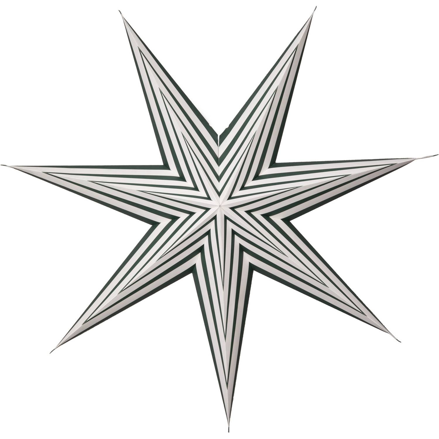 Adventstjerne Star Trading Stripe Papirstjerne 60 cm