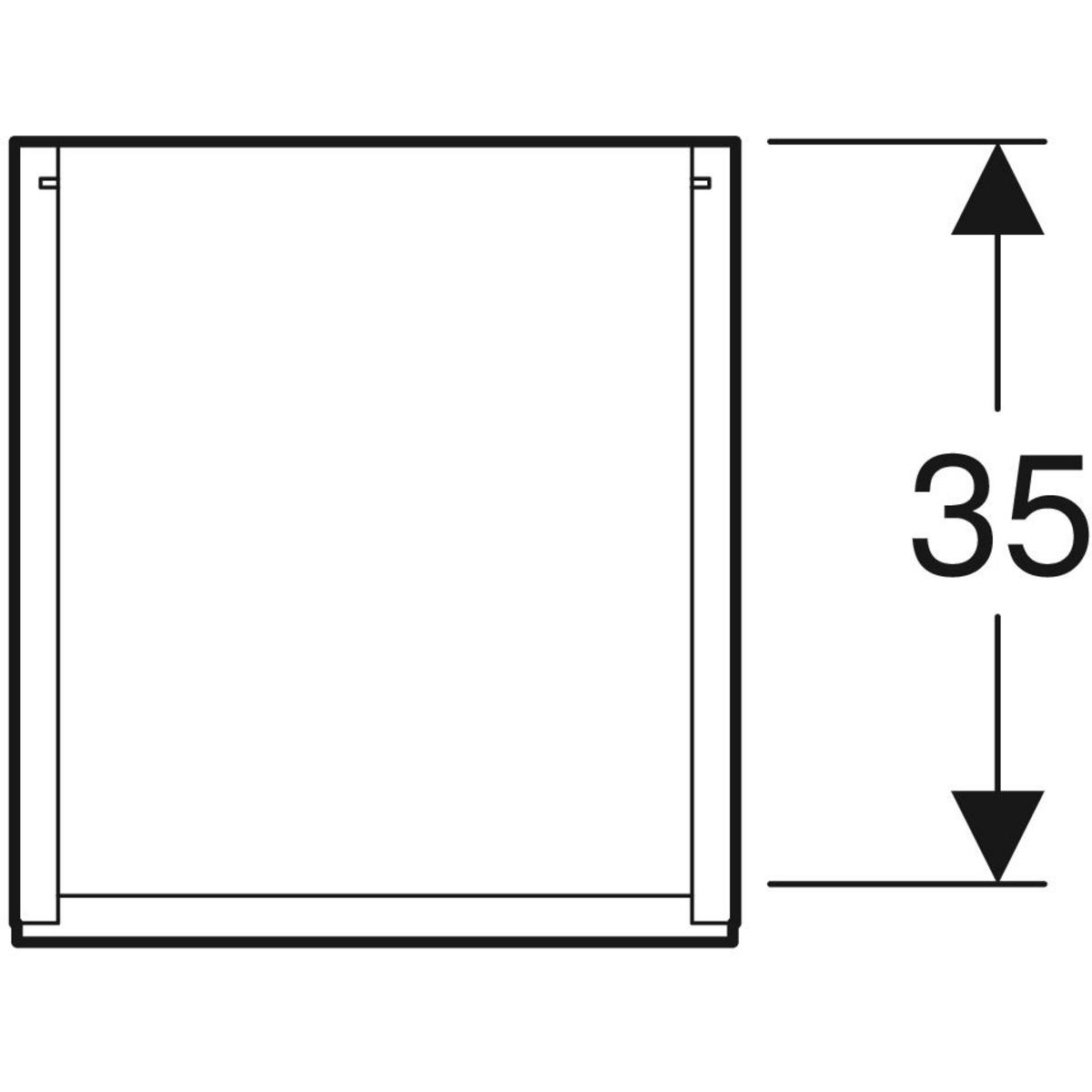 Högskåp Ifö Elegant med en dörr