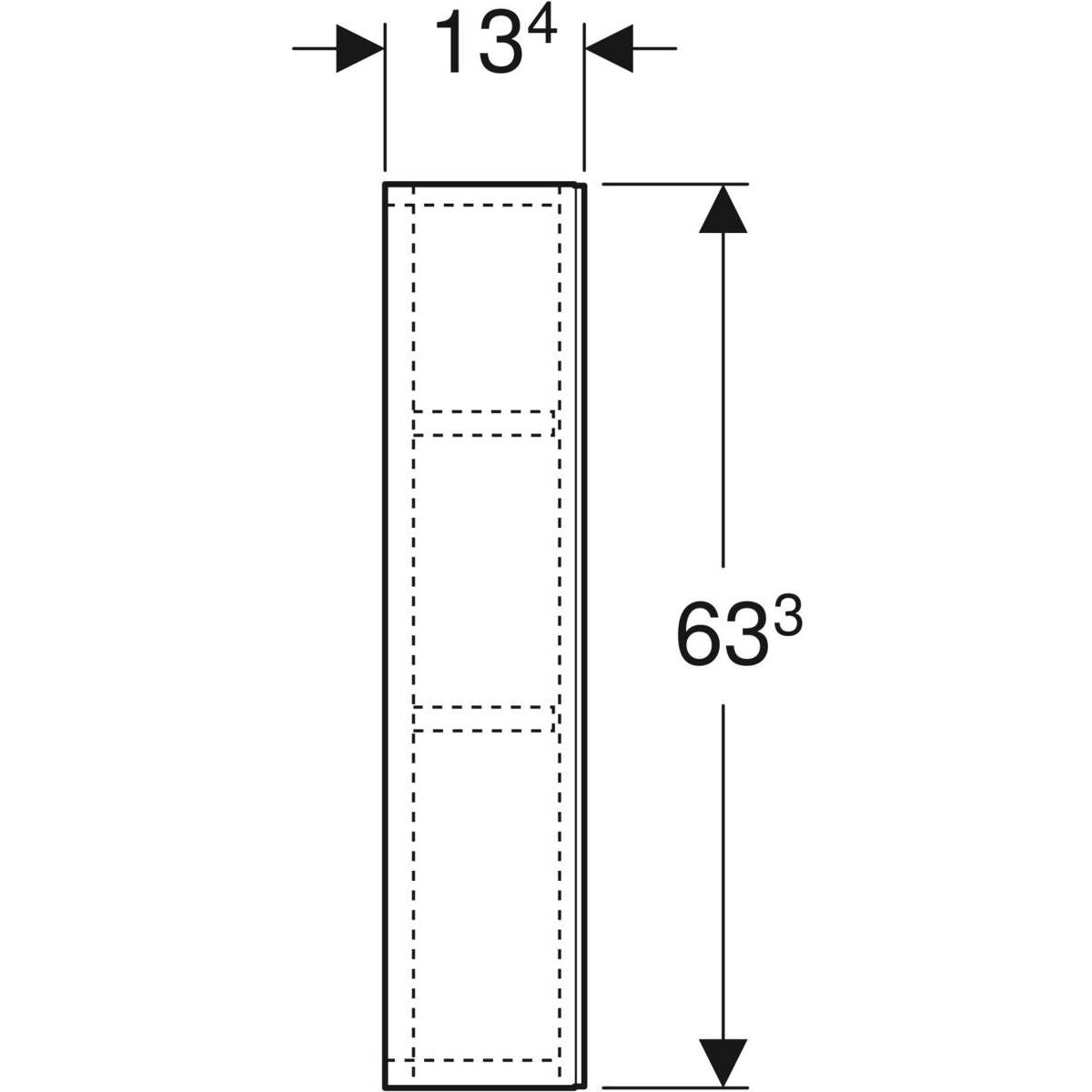Väggskåp Ifö Elegant med en dörr