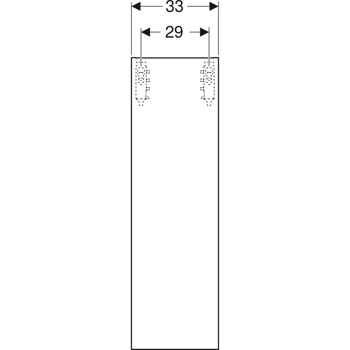 Väggskåp Ifö Elegant med en dörr