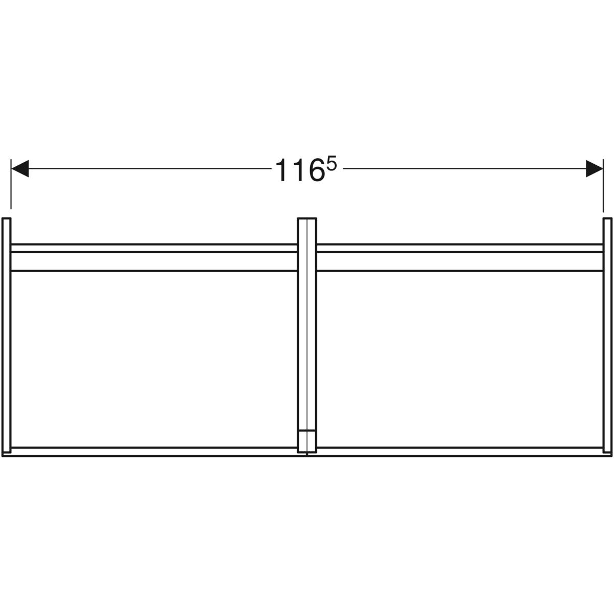 Tvättställsskåp Ifö Elegant med 4 Lådor