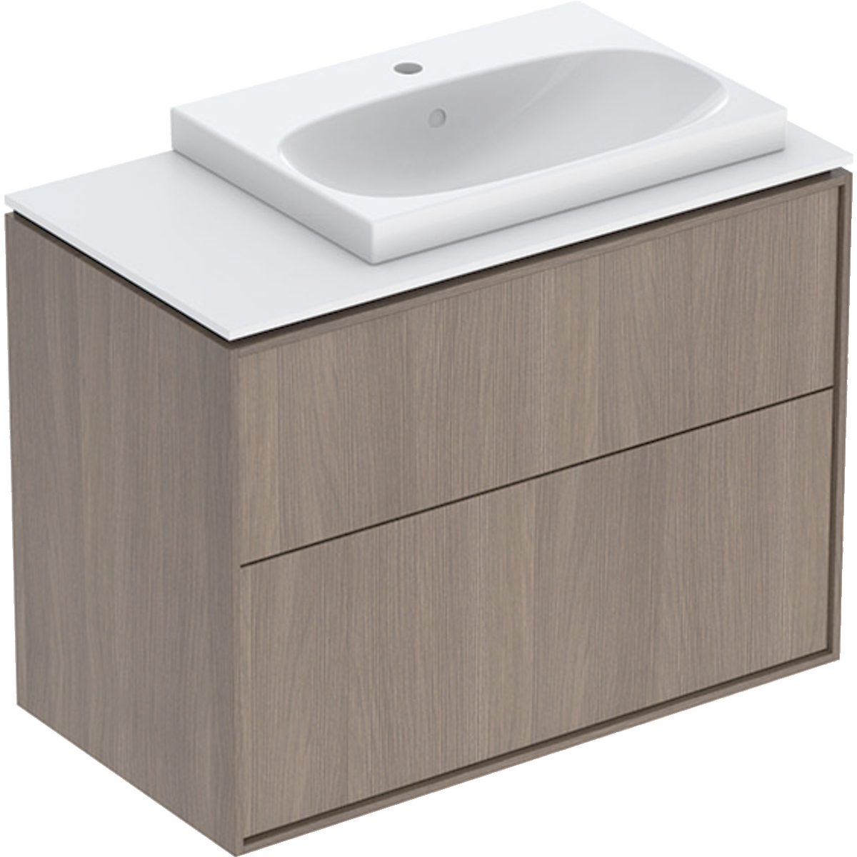 Servantskap Ifö Sense Art med Bänkskiva og 2 Skuffer