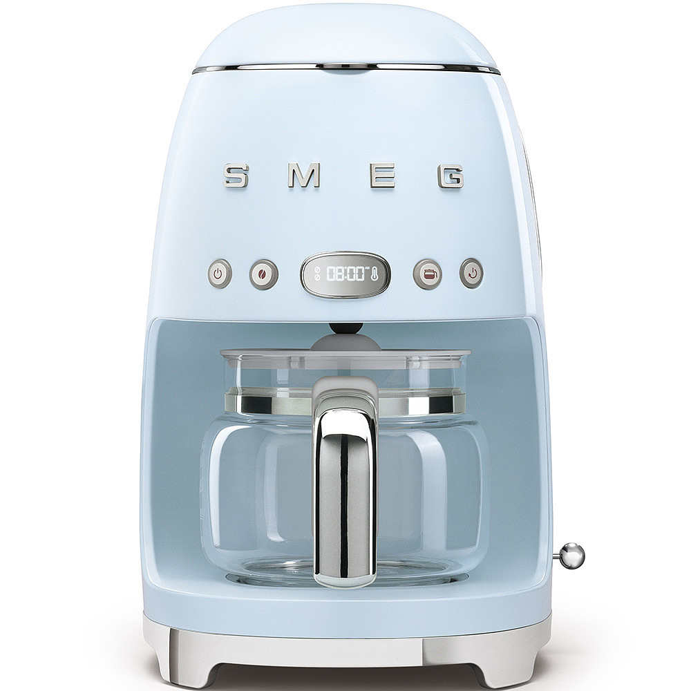 Kaffetrakter Smeg DCF02PBEU Pastellblå Retrostil for Moderne Kjøkken