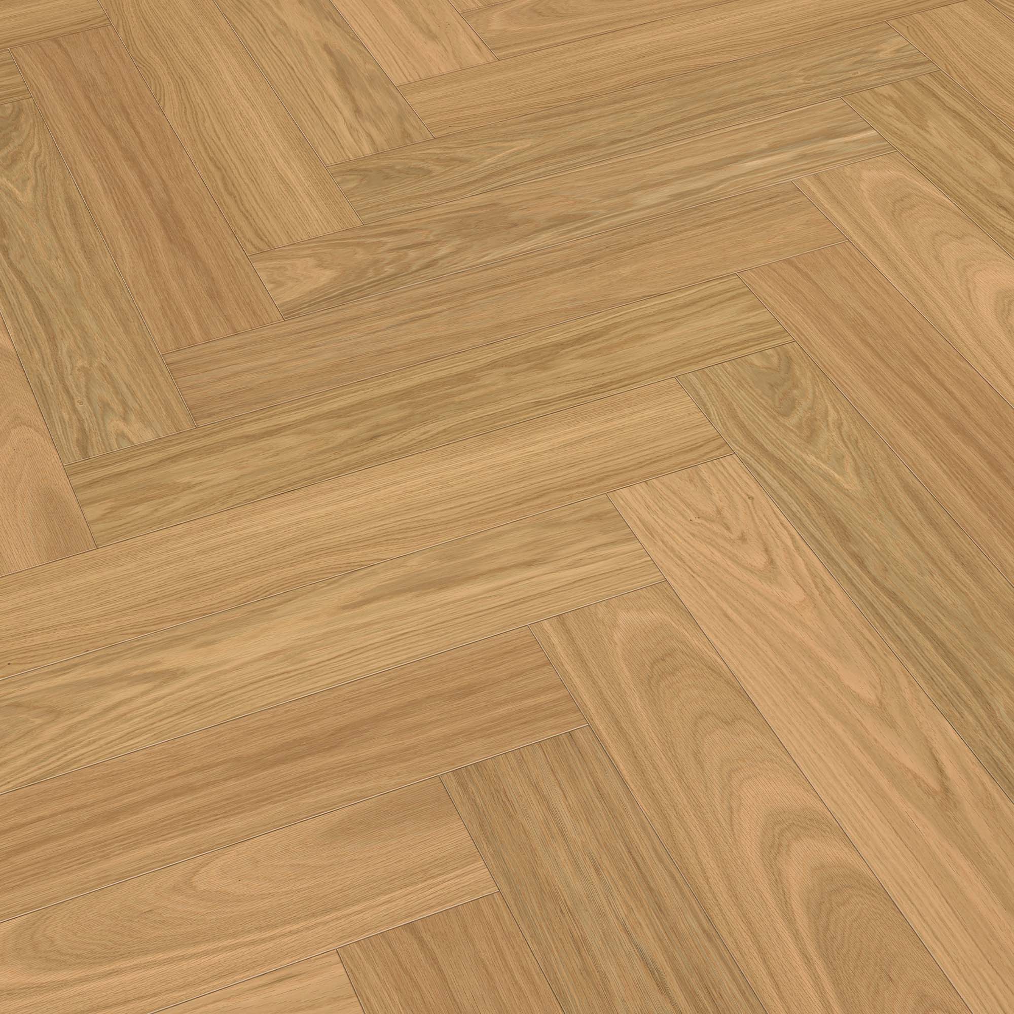 Parkettgolv Meister 9000 PS 500 Borstad Ultramattlackad Ek Fiskbensparkett