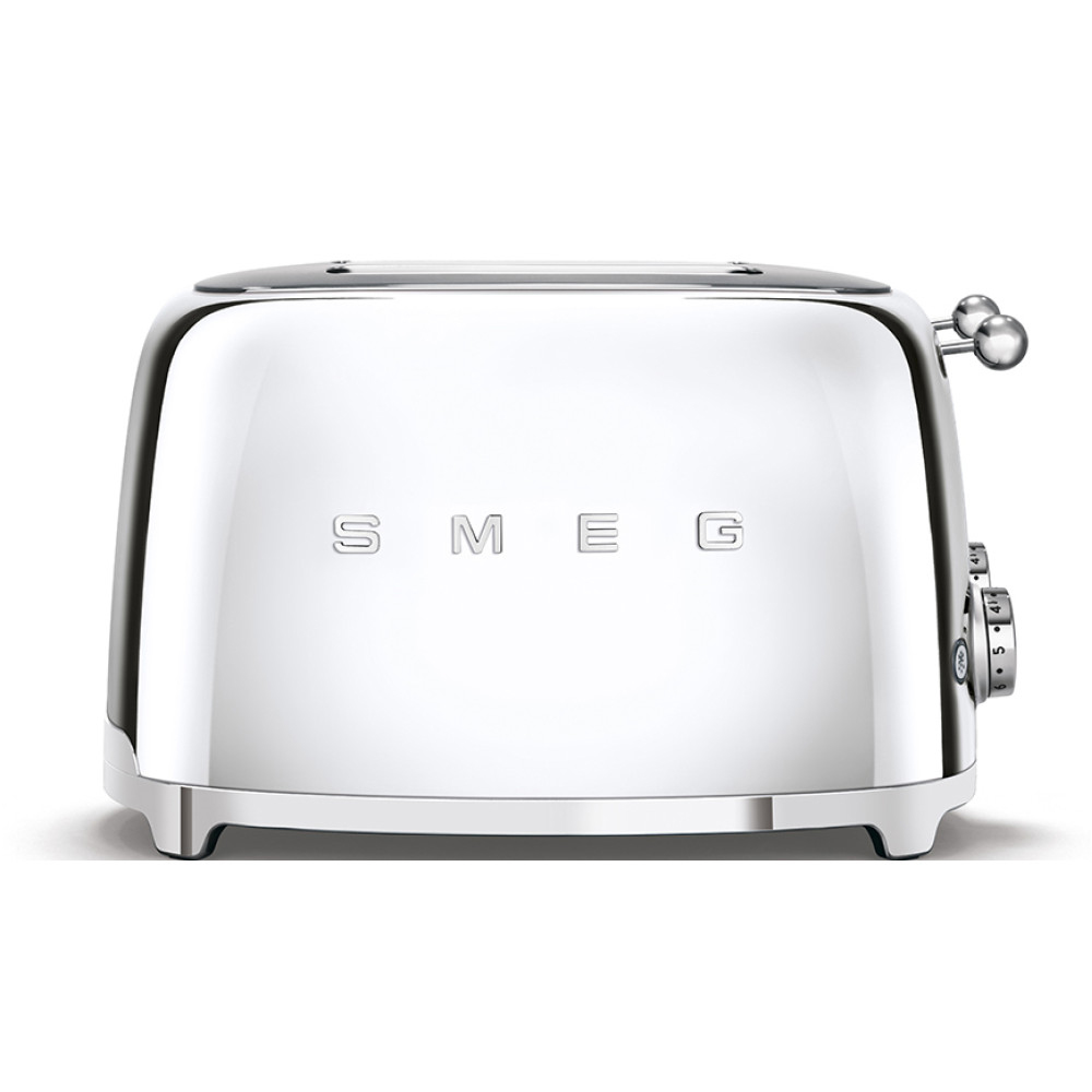 Brødrister Smeg TSF03SSEU Retro Krom med Ekstra Brede Spor