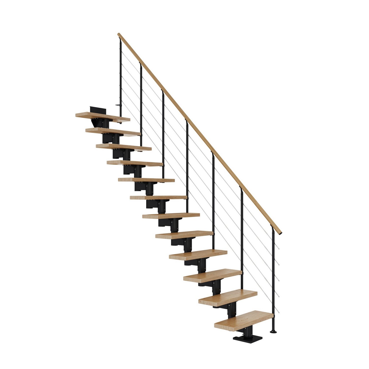 Plassbesparende Trapp Dolle Cork Eik Rett Style6